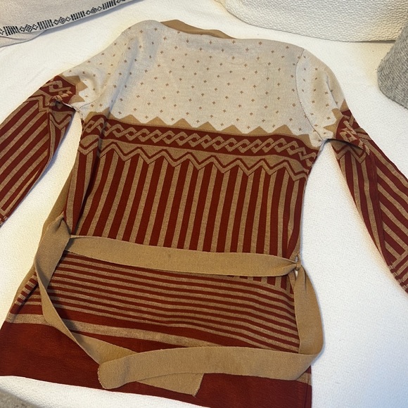 Vintage Tie Wrap Cardigan Sweater - Picture 6 of 7